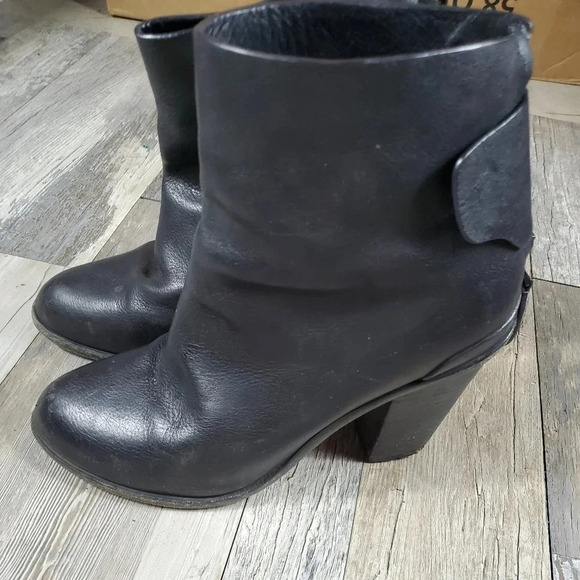 Rag & Bone Black Booties Size 37 career formal office - Picture 1 of 8